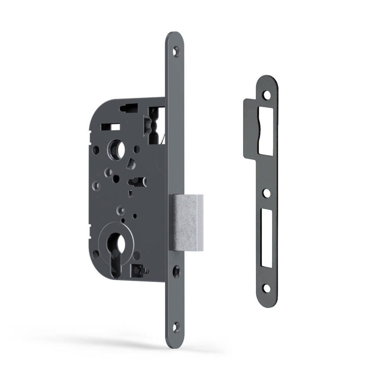 MOABI 23 sans pêne - Serrure à encastrer Cylindre euro Axe 50 Dernière génération Réversible Haute résistance certifié NF niveau 3