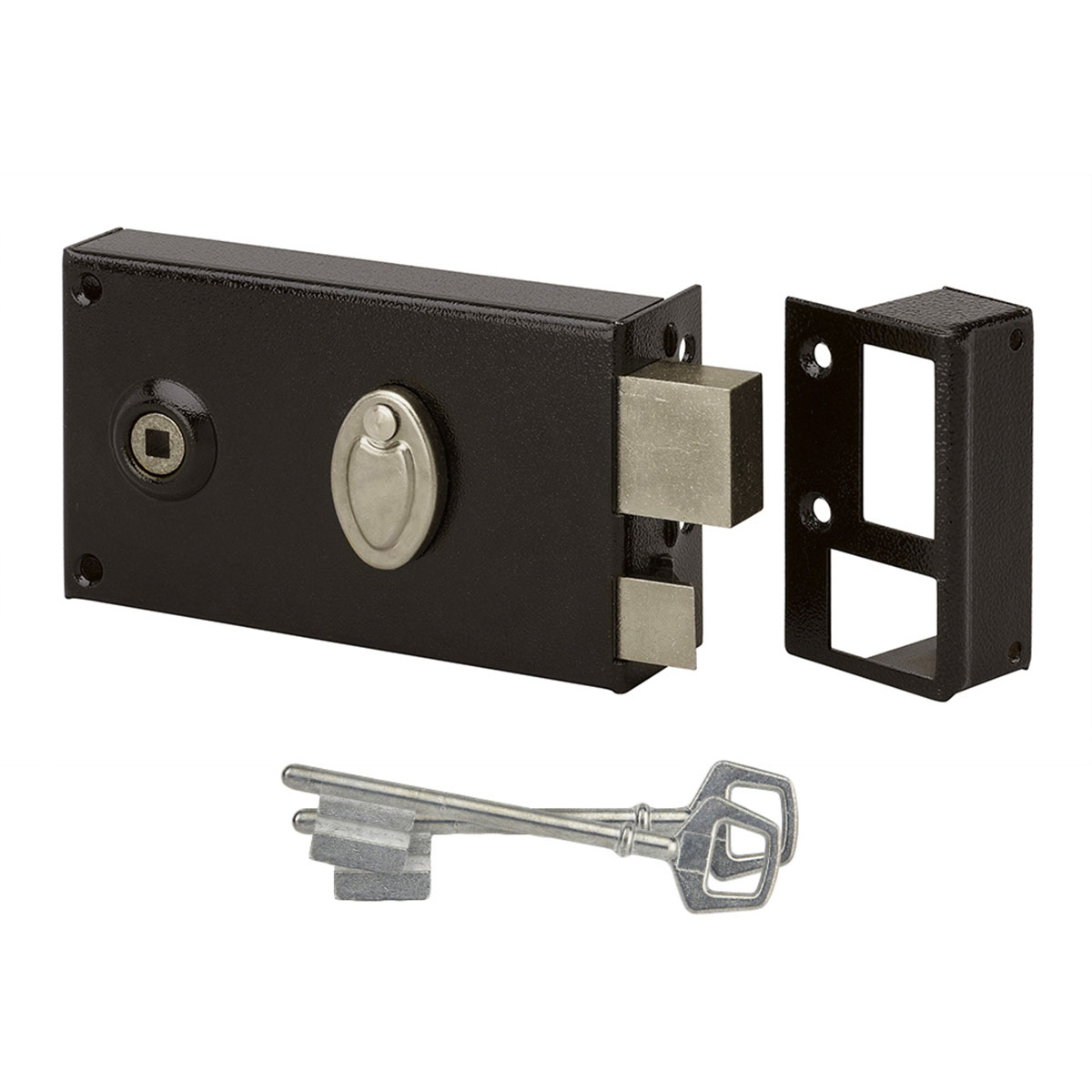 METALUX série 730 Droite - Serrure en applique Sécurité à 4 gorges Horizontale 140x80mm Fouillot de 6mm