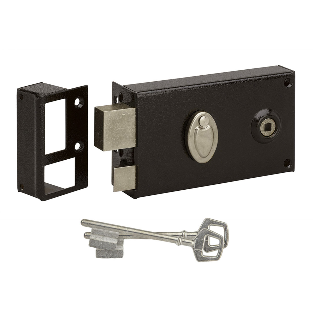 METALUX série 730 Gauche - Serrure en applique Sécurité à 4 gorges Horizontale 140x80mm Fouillot de 6mm