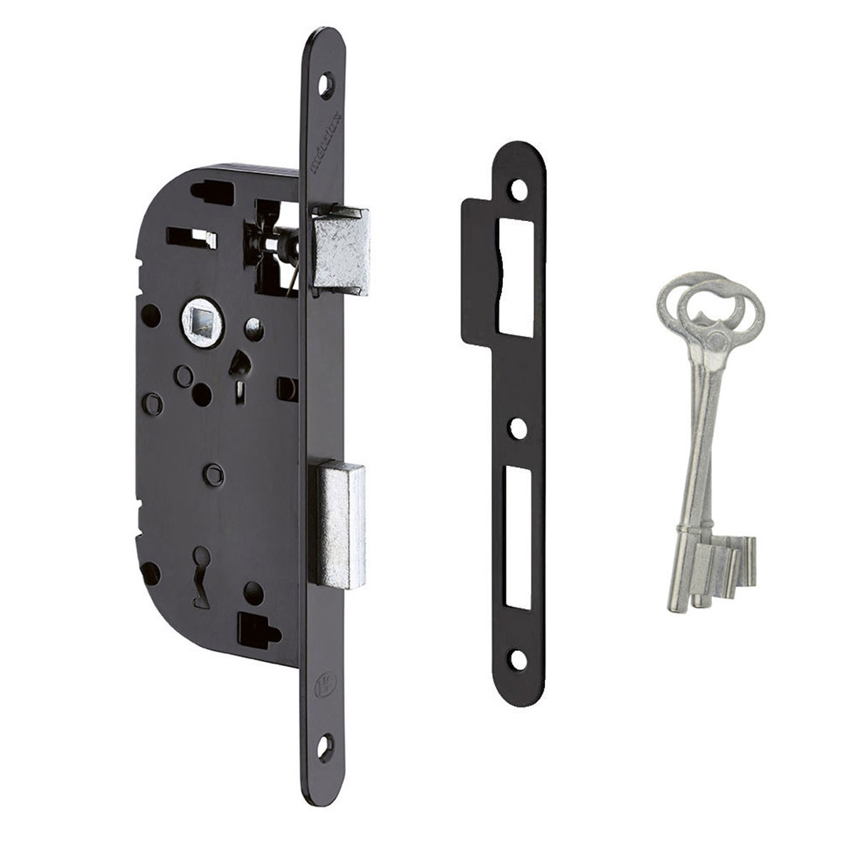 METALUX série 670 Certifié NF - Serrure à encastrer Axe 50 mm Réversible sans démontage porte en bois d’intérieur