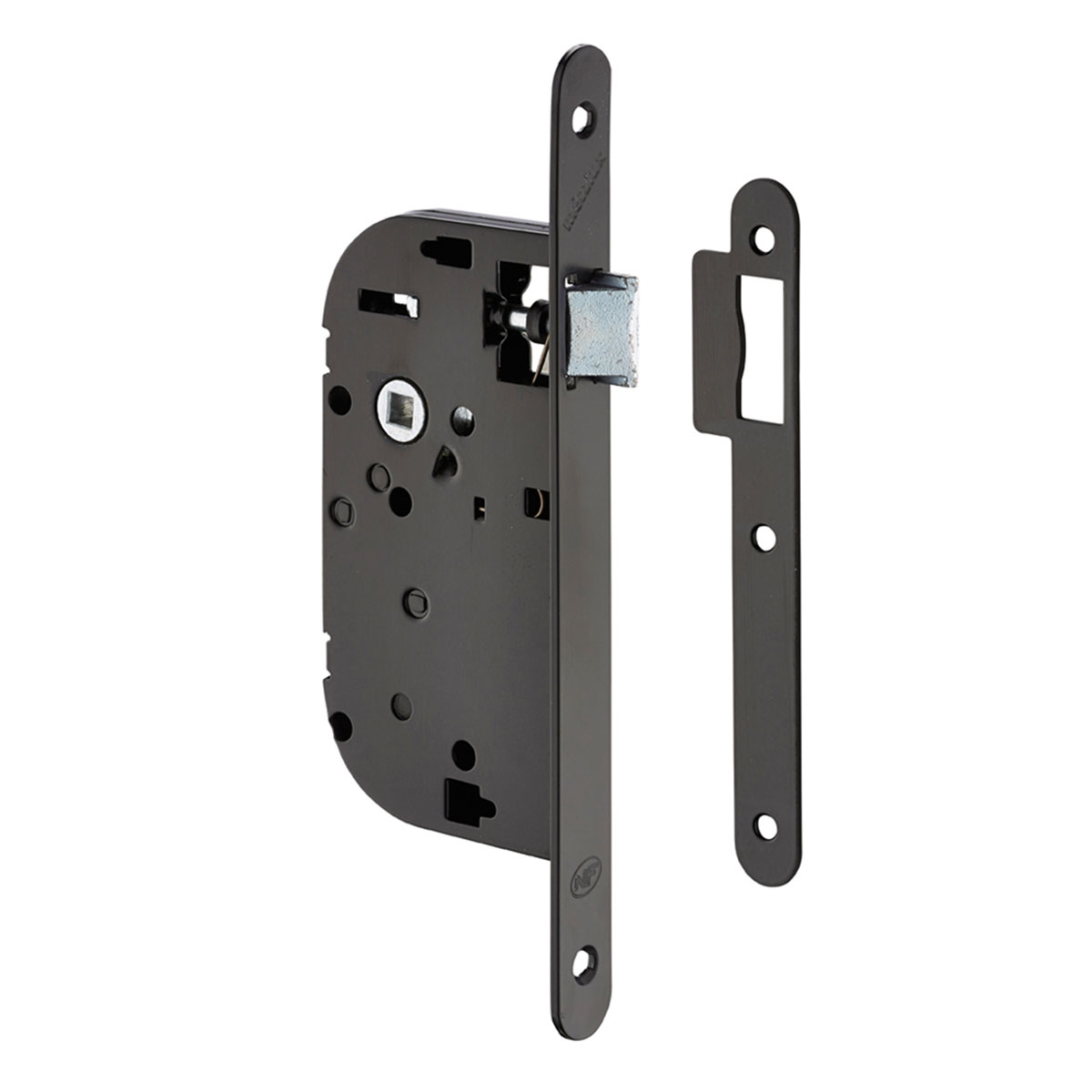 Metalux serrures pour porte bois certifiées NF - Encastrée Réversible Coffre hauteur 145mm axe 50 Entraxe 70 Sans condamnation